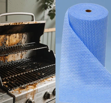 Ubrousky komerčního čištění grilu